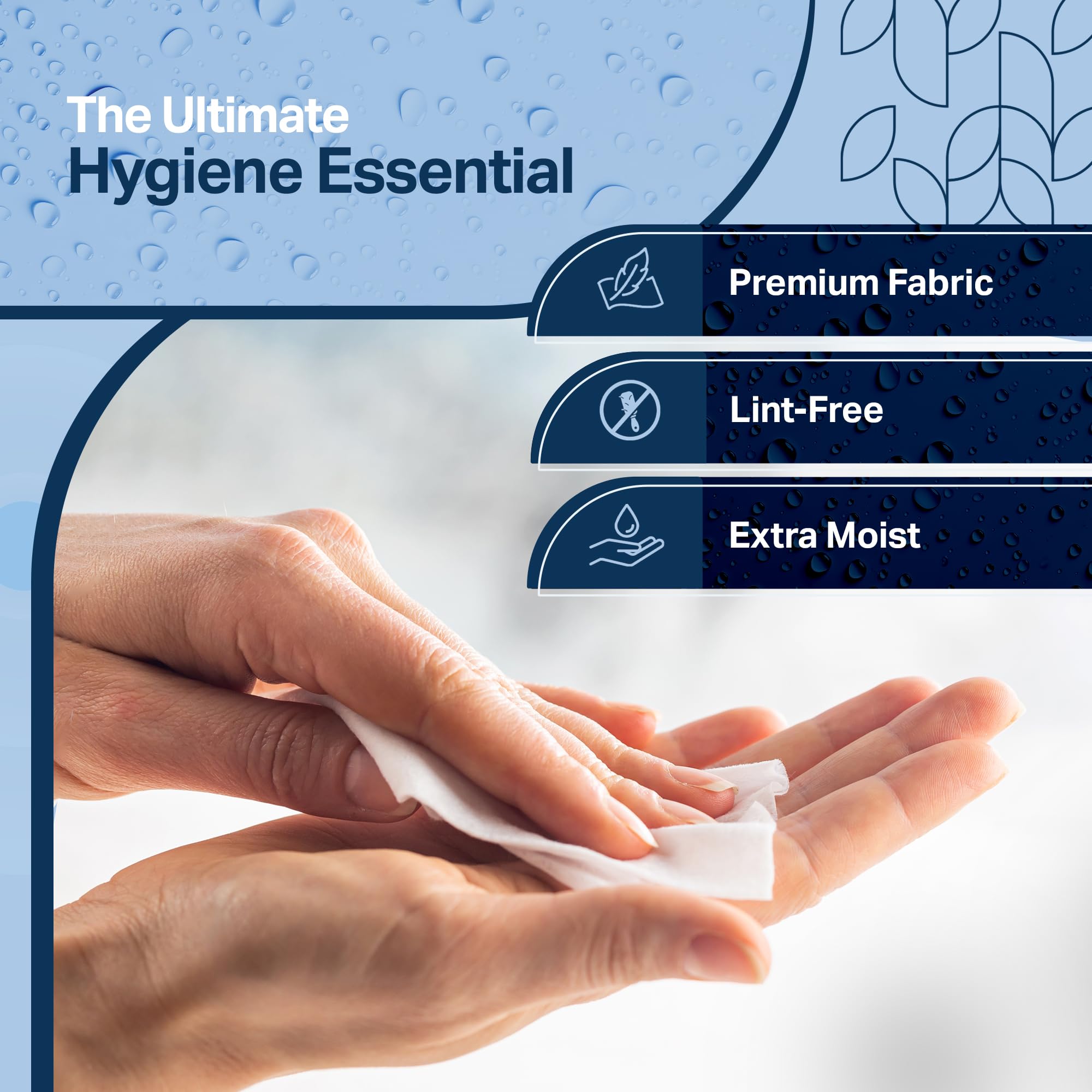 Large Unscented Alcohol Wipes 75% for Travel

