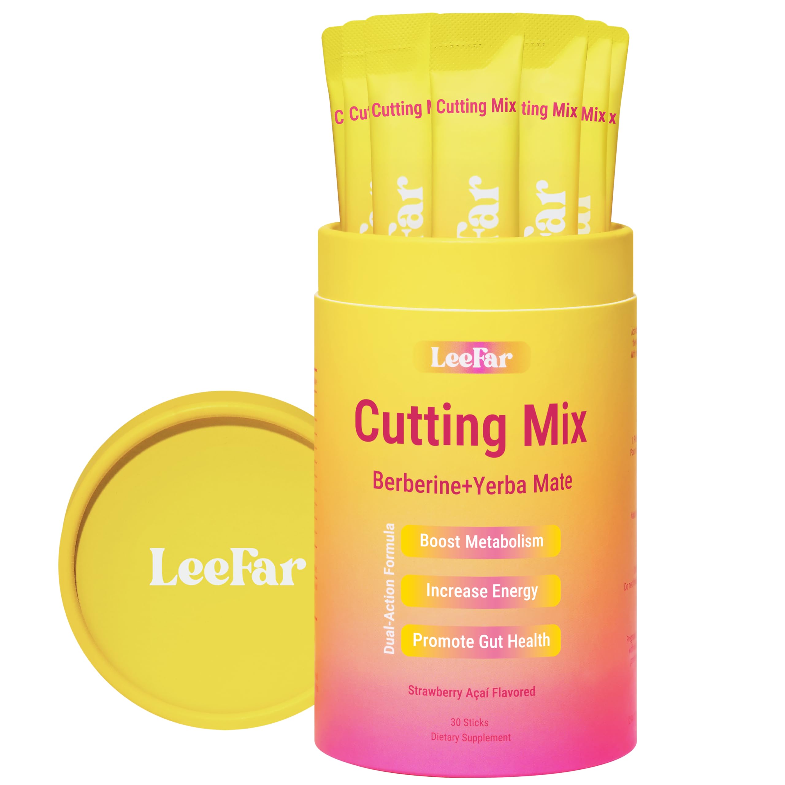 LeeFar Cutting Drink Mix with Berberine & Yerba Mate Satiety

