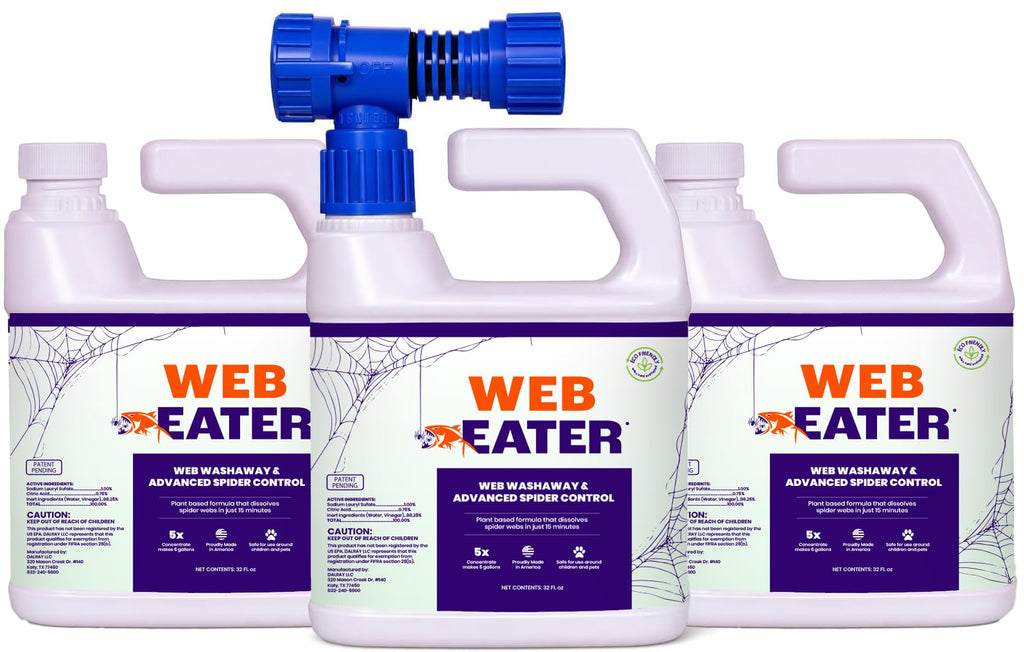 Advanced Outdoor Spider Web Dissolver and Repellent with Sprayer