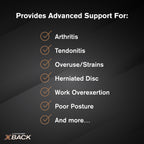 Copper Fit X-Back Back Brace - Adjustable Lumbar Support

