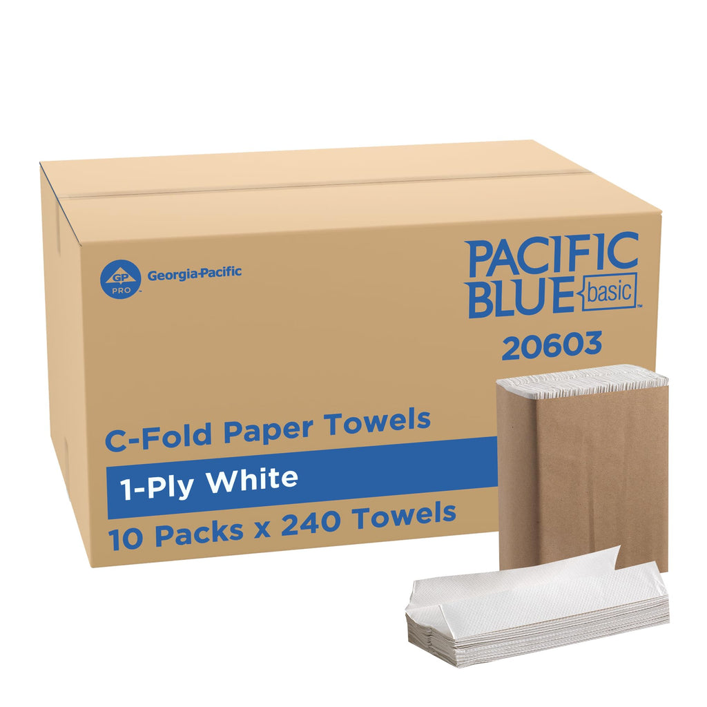 Pacific Blue Basic C-Fold Paper Towels by Georgia-Pacific

