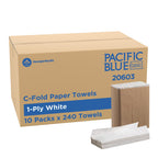 Pacific Blue Basic C-Fold Paper Towels by Georgia-Pacific

