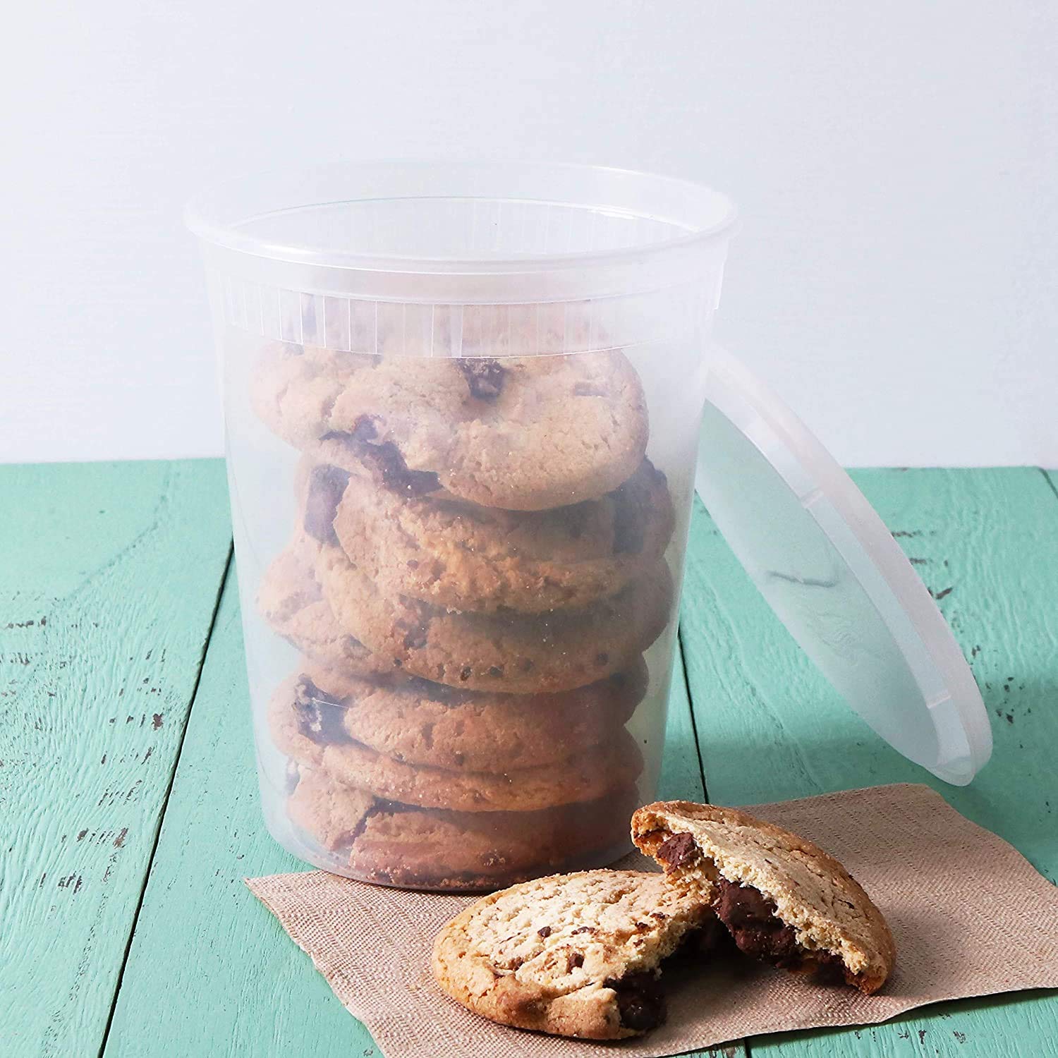 Karat Deli Containers with Lids - PP Injection Molded

