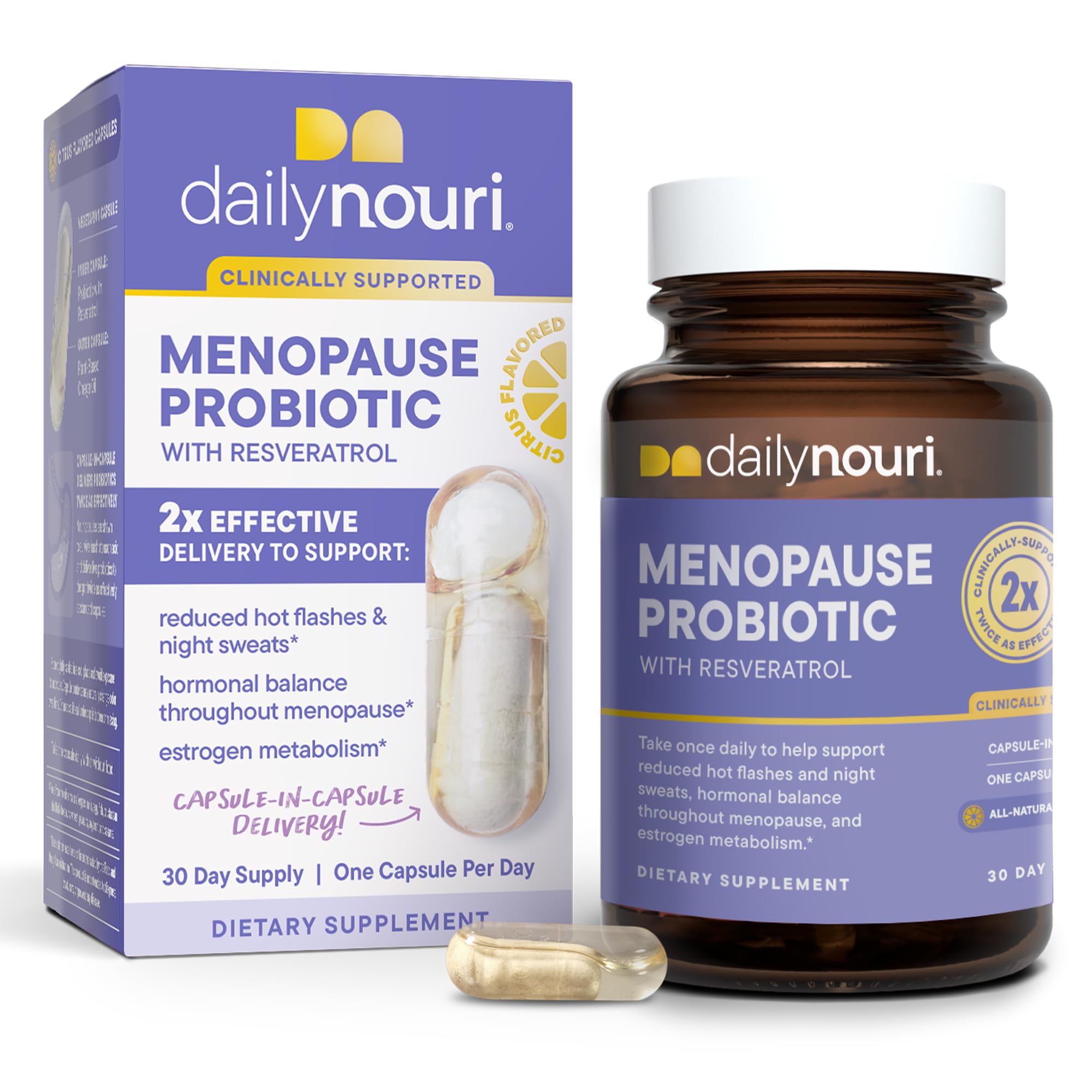 Nouri Menopause Probiotics for Women | Hormonal Balance


