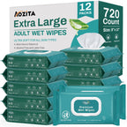 Bathing Wipes for Adults | Aloe & Vitamin E

