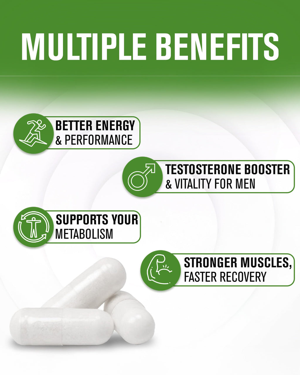 NaturalSlim Testosterone Booster for Men | Energy & Muscle

