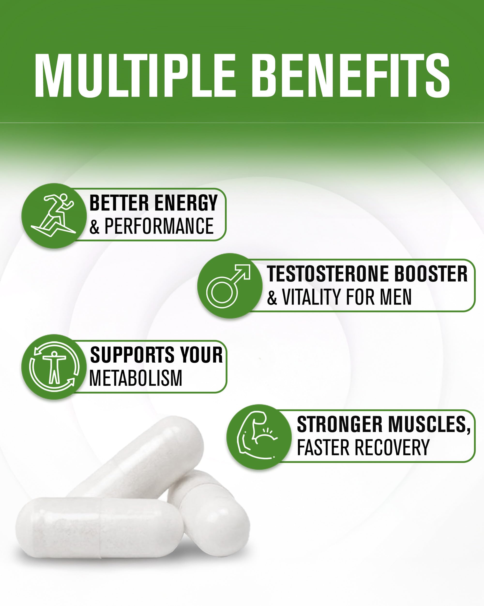 NaturalSlim Testosterone Booster for Men | Energy & Muscle

