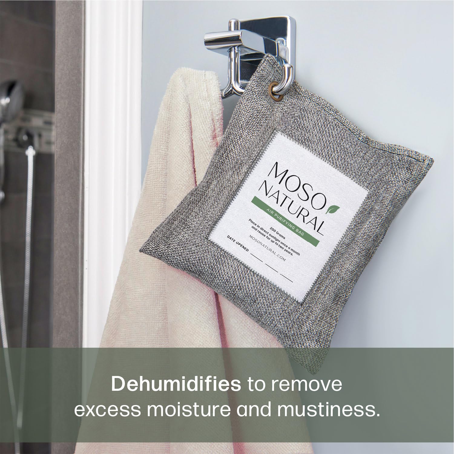 Moso Natural Air Purifying Bag Charcoal Odor Absorber

