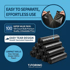 Trash Bags by TFORING - Heavy Duty for Commercial Use

