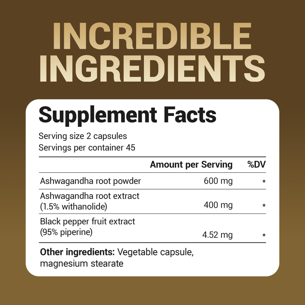 Dr. Berg Ashwagandha Supplement | Wellness Support

