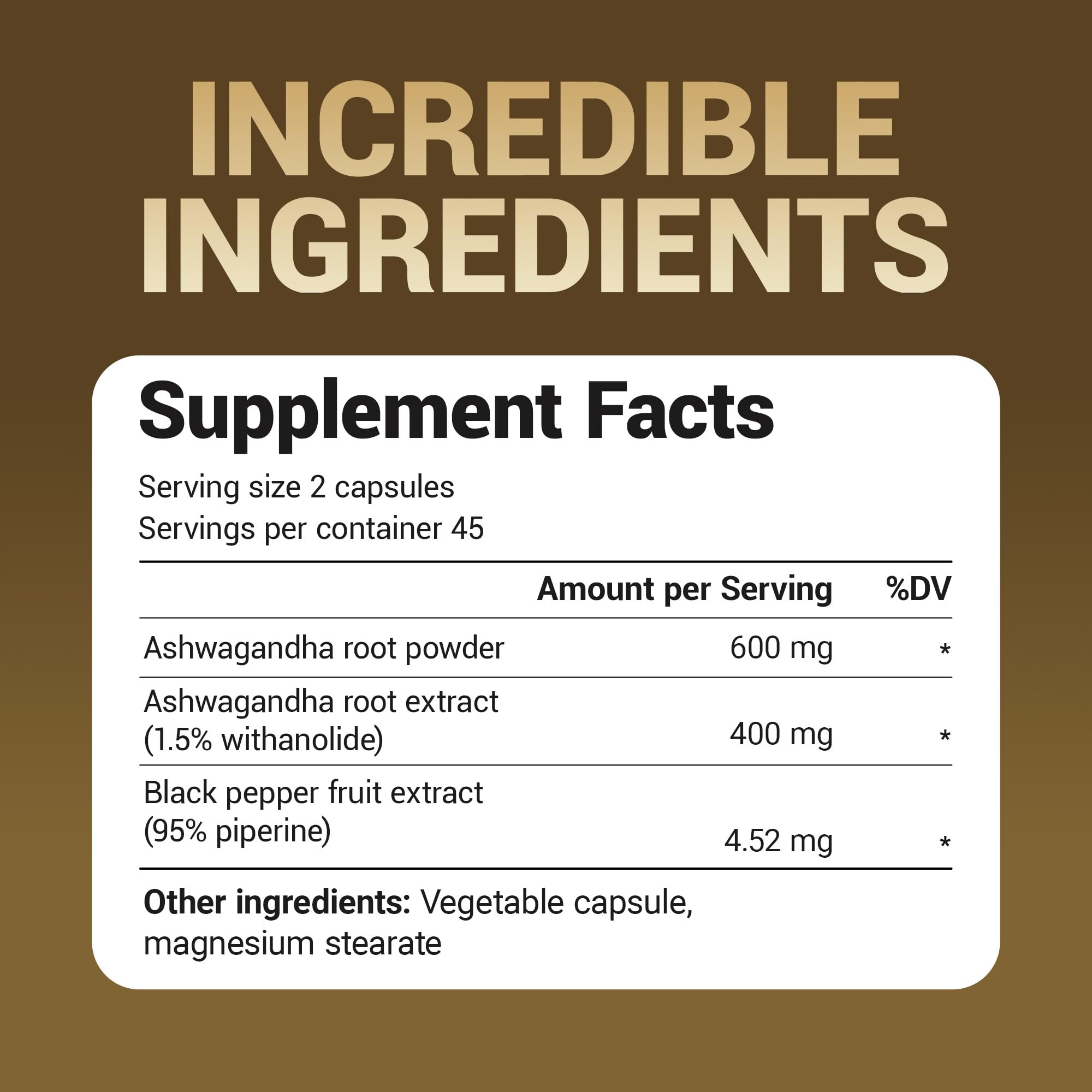 Dr. Berg Ashwagandha Supplement | Wellness Support


