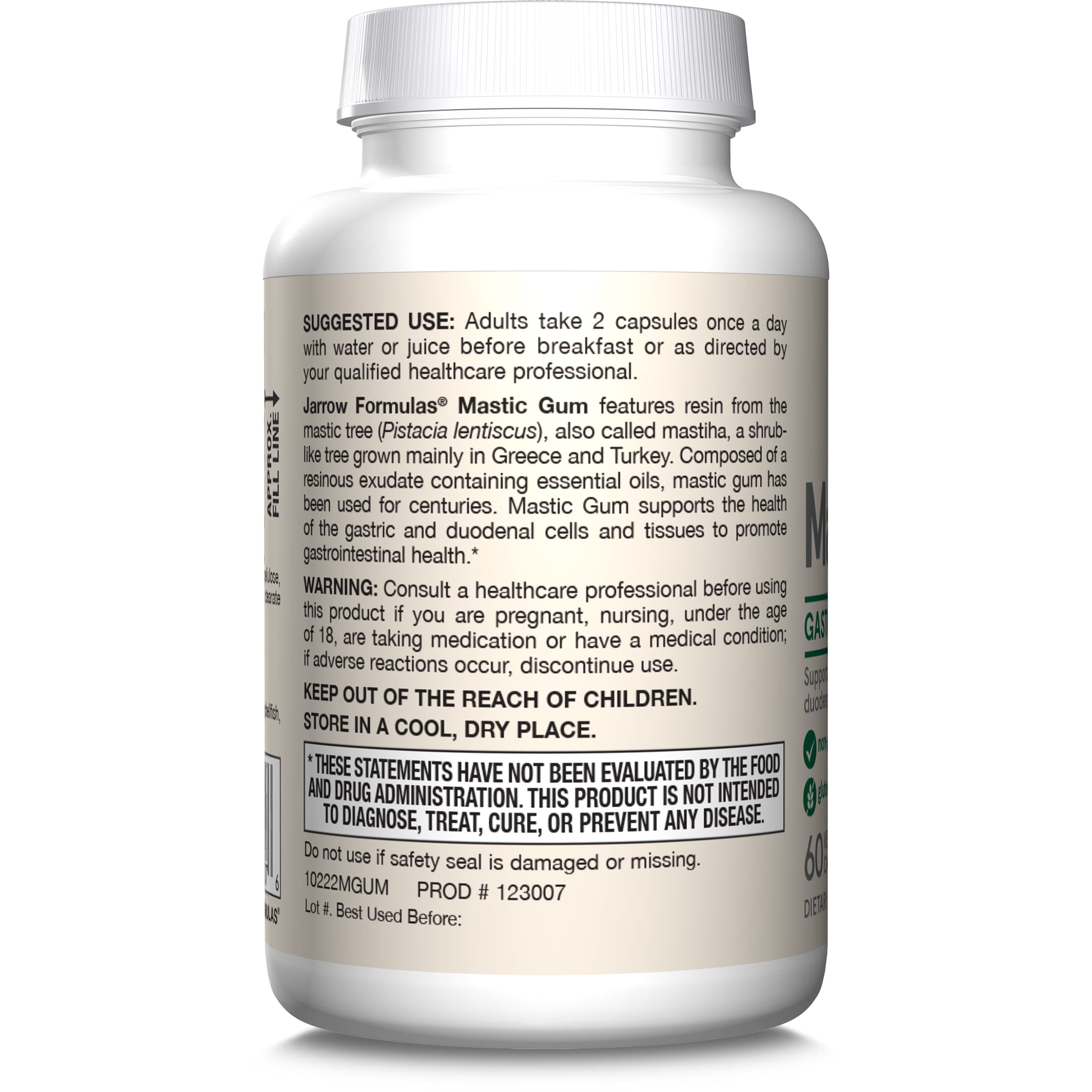 Jarrow Formulas Mastic Gum 1000 mg Veggie Capsules

