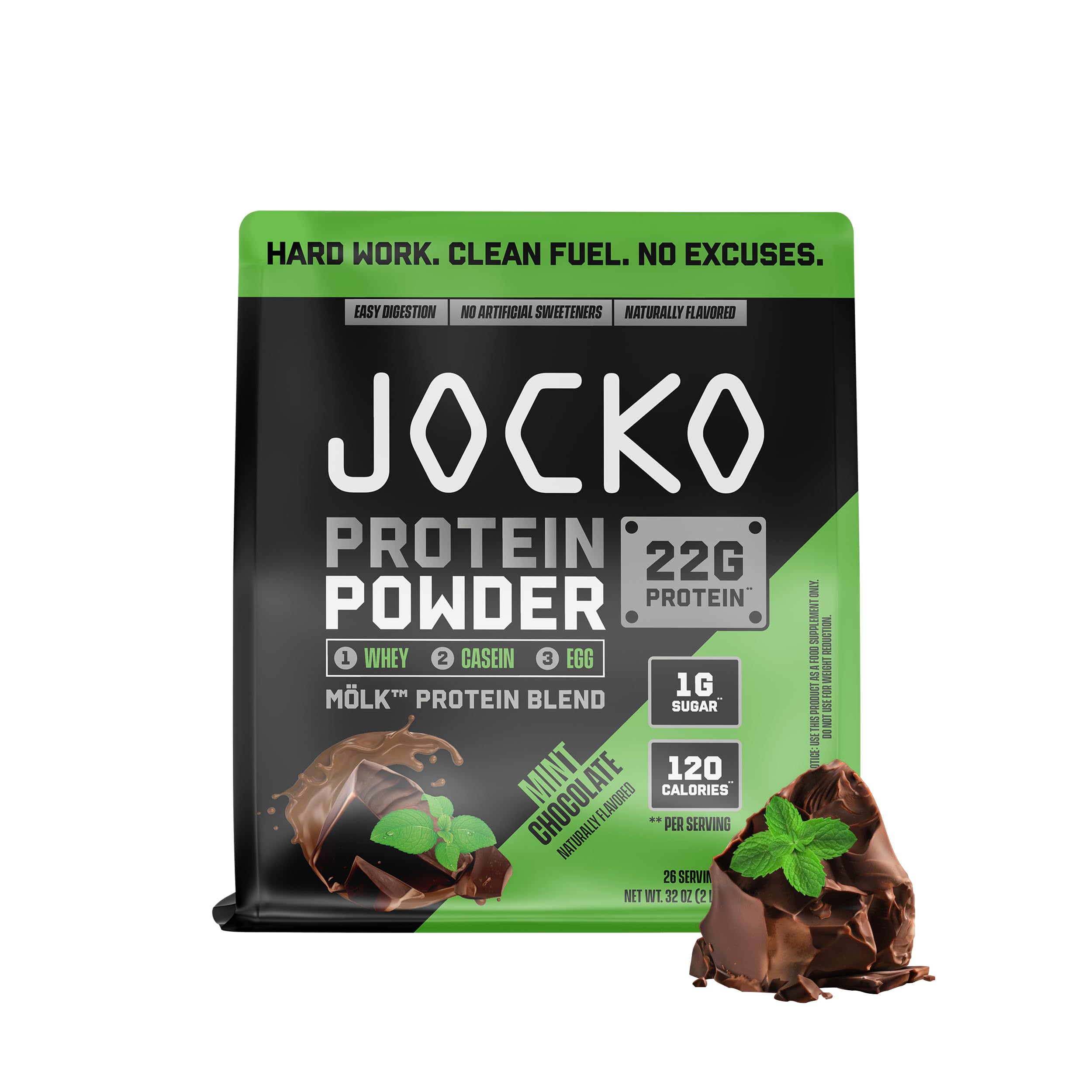 Jocko Fuel Whey Protein Powder with Digestive Enzymes & Probiotics