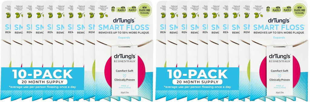 DrTung's Smart Floss: Natural Expanding Floss, BPA, PTFE & PFAS Free