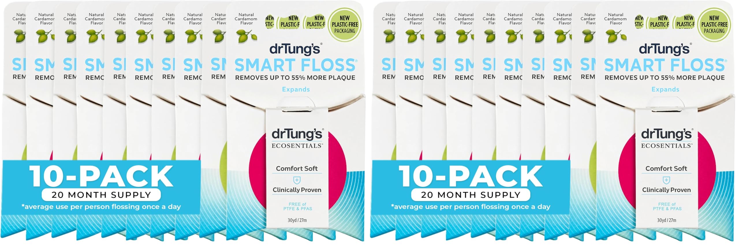 DrTung's Smart Floss: Natural Expanding Floss, BPA, PTFE & PFAS Free