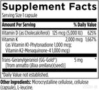 Designs for Health Vitamin D Supreme with Vitamin K and GG

