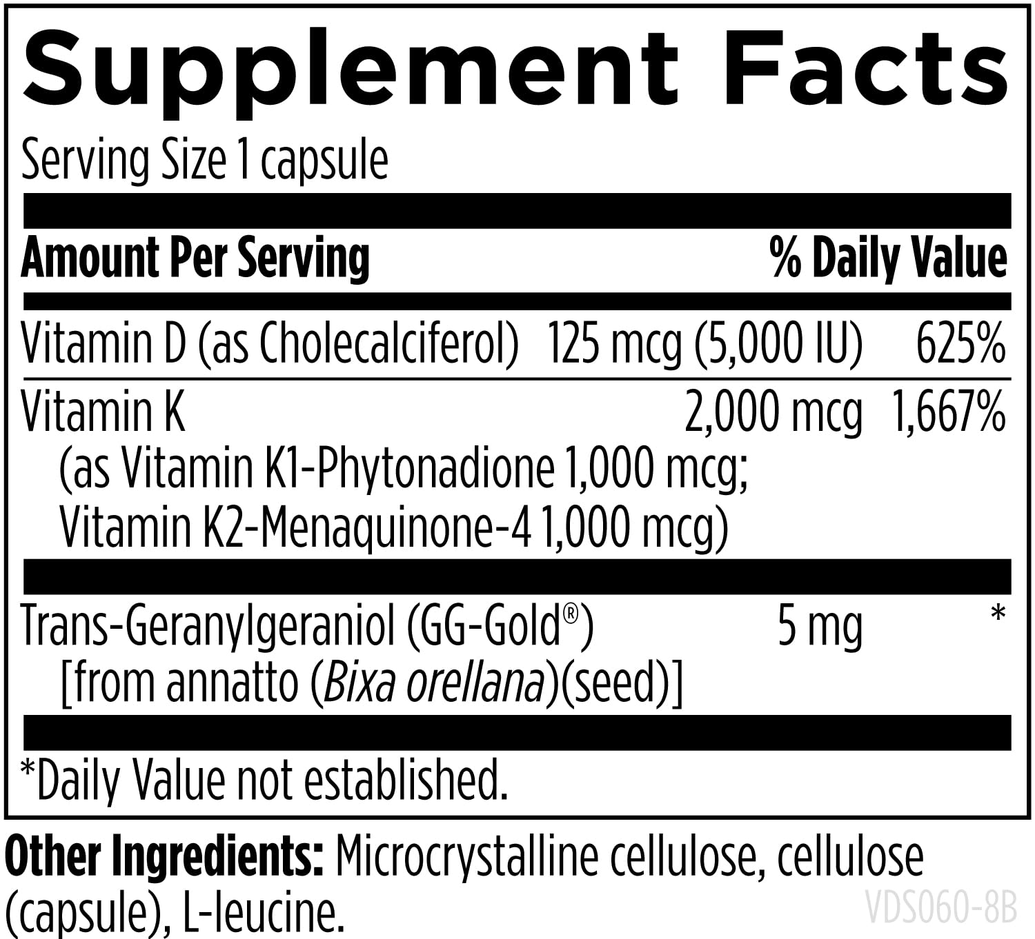 Designs for Health Vitamin D Supreme with Vitamin K and GG

