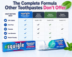 Squigle Enamel Saver Toothpaste for Canker Sore Care

