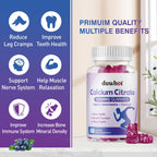 Calcium Citrate Gummies 1000mg by duwhot for Bone & Muscle

