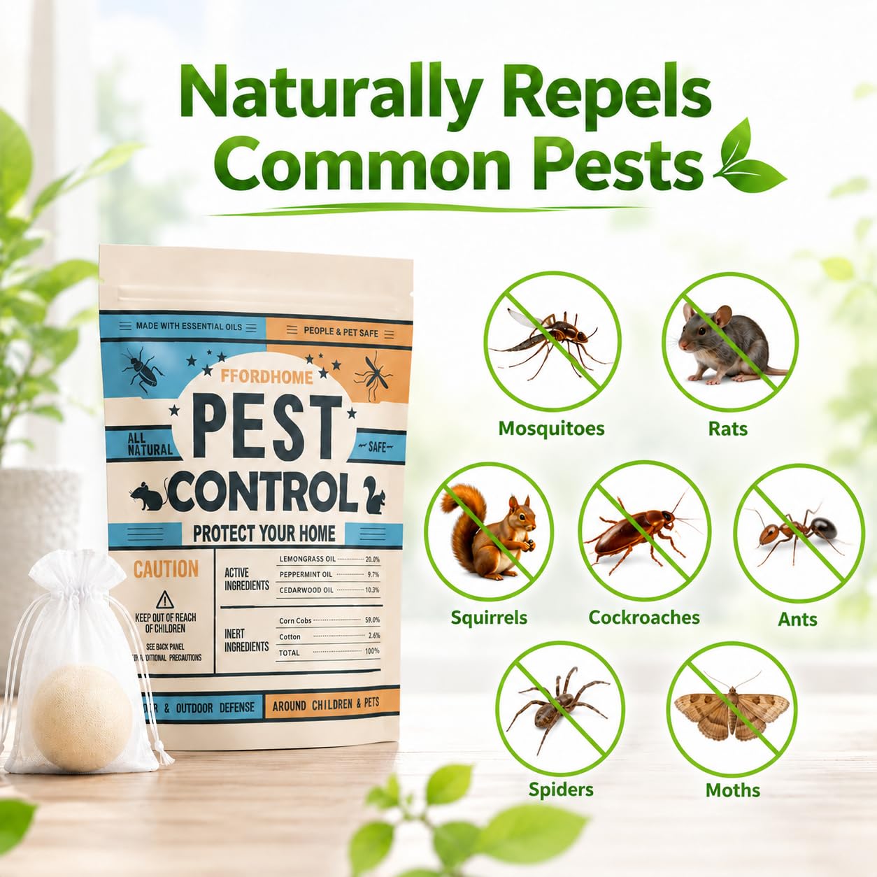 Pest Repellent Balls for Outdoor Use | Rodent Barrier

