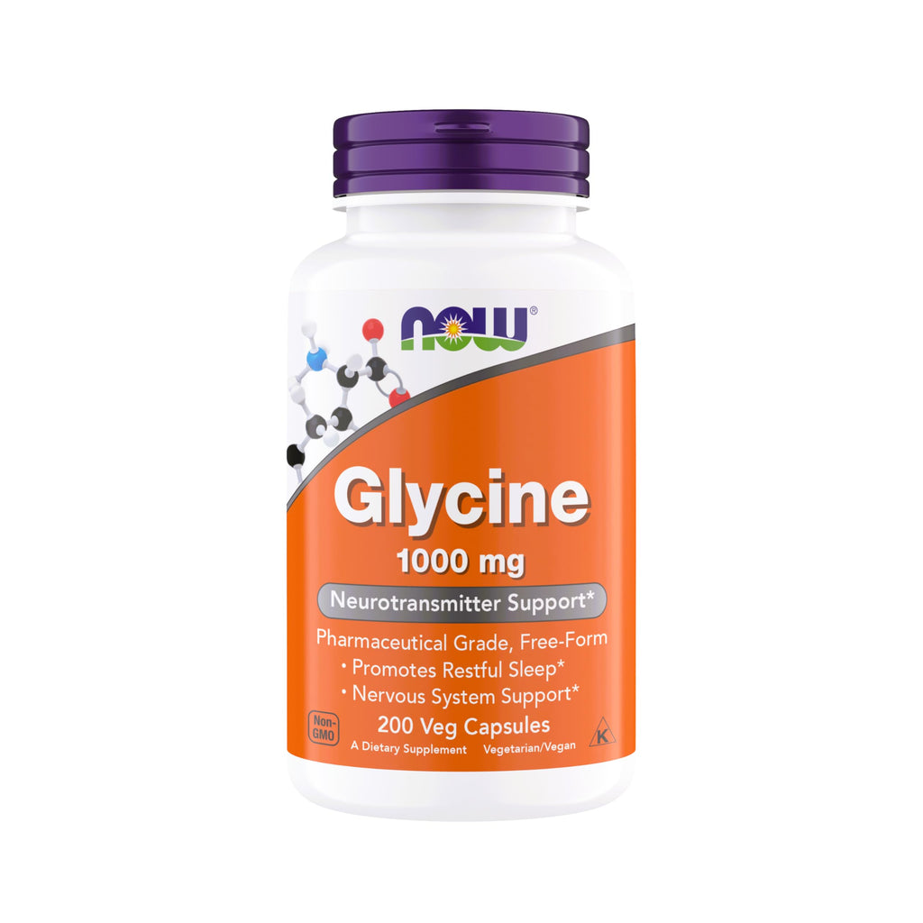 Now Foods Glycine 1000 mg Free-Form | Sleep Support


