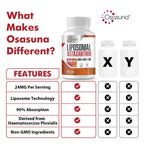 Osasuna Liposomal Astaxanthin 24 mg | Gluten Free, Non-GMO


