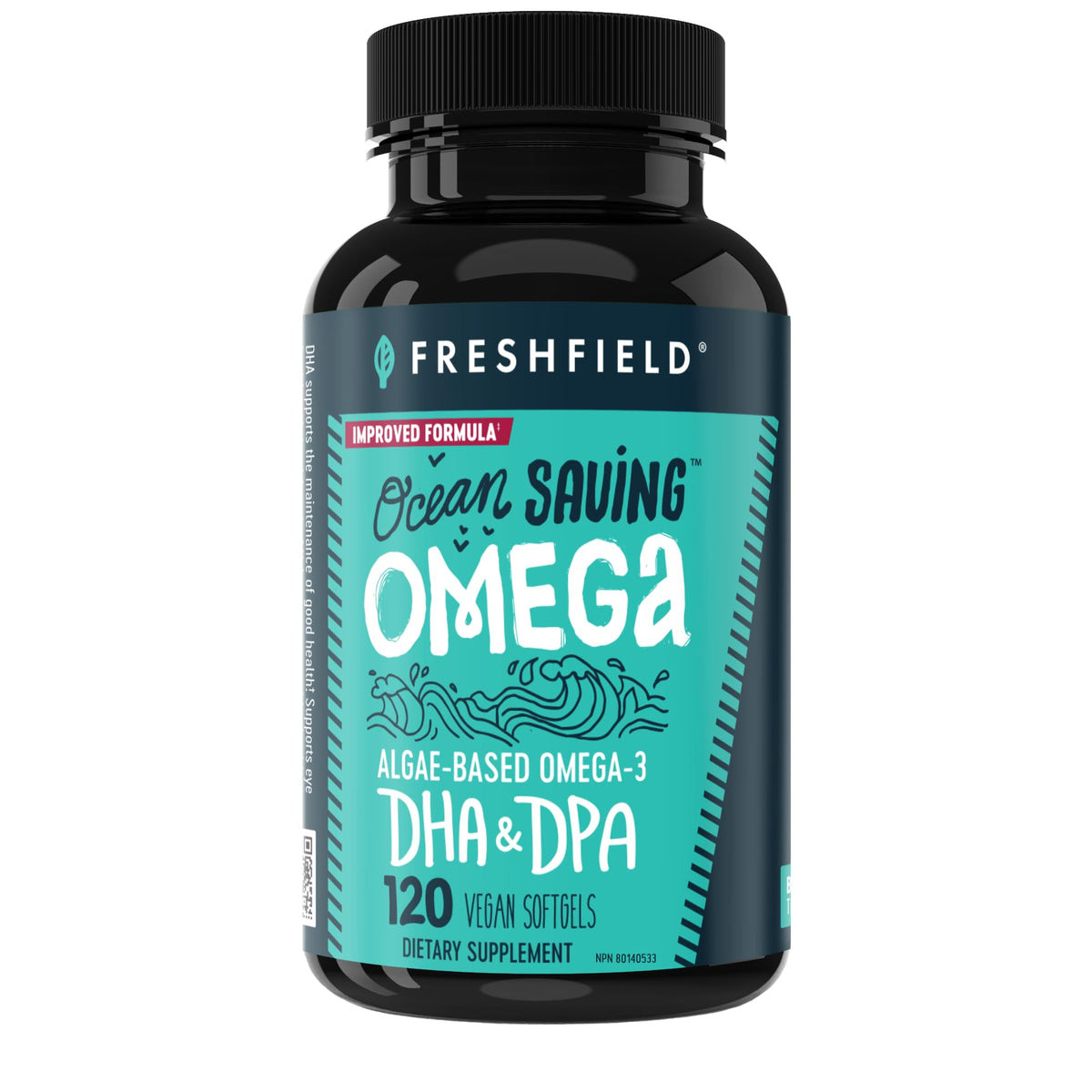 Freshfield Vegan Omega-3 DHA + DPA Algae Oil