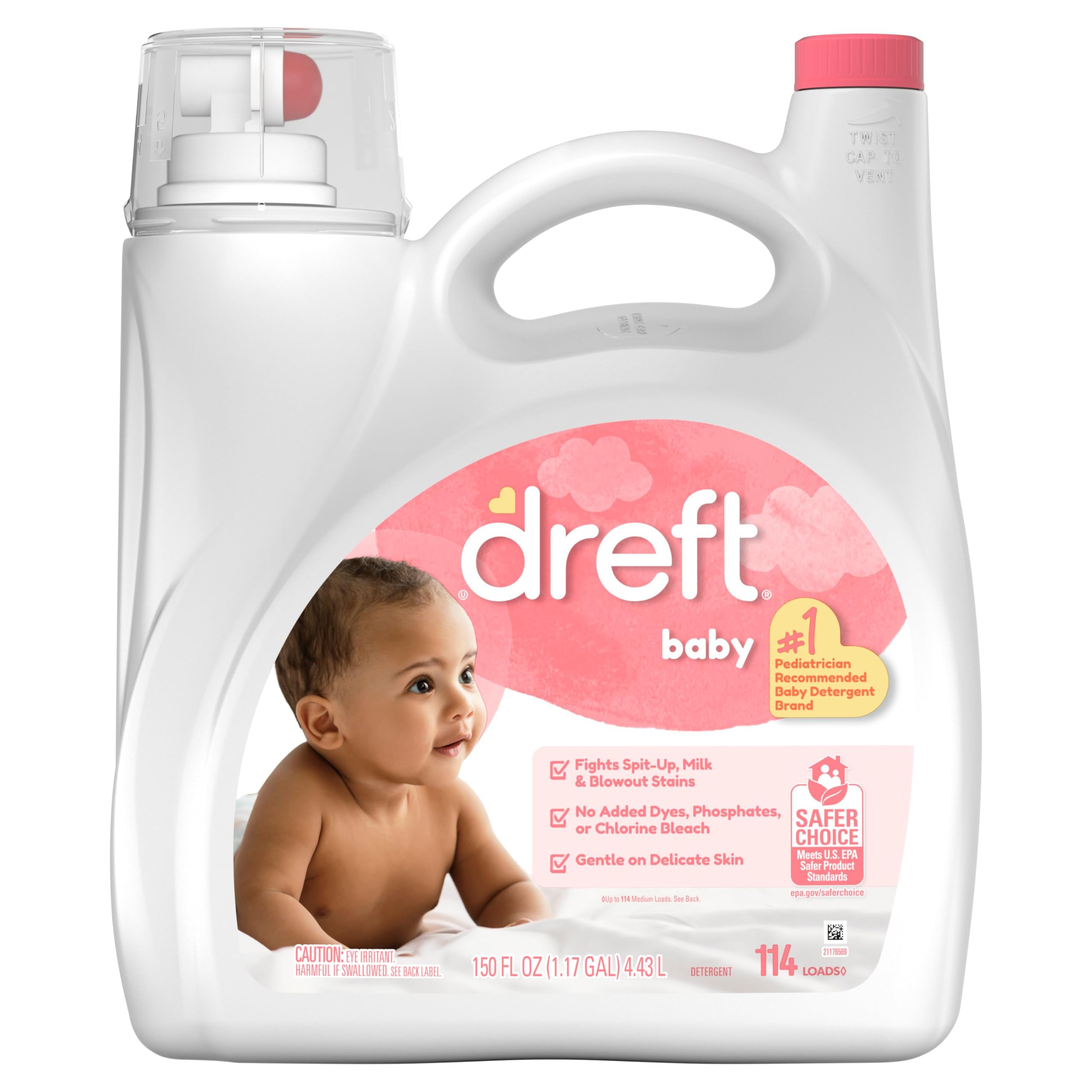 Dreft Baby Liquid Laundry Detergent - Gentle on Skin

