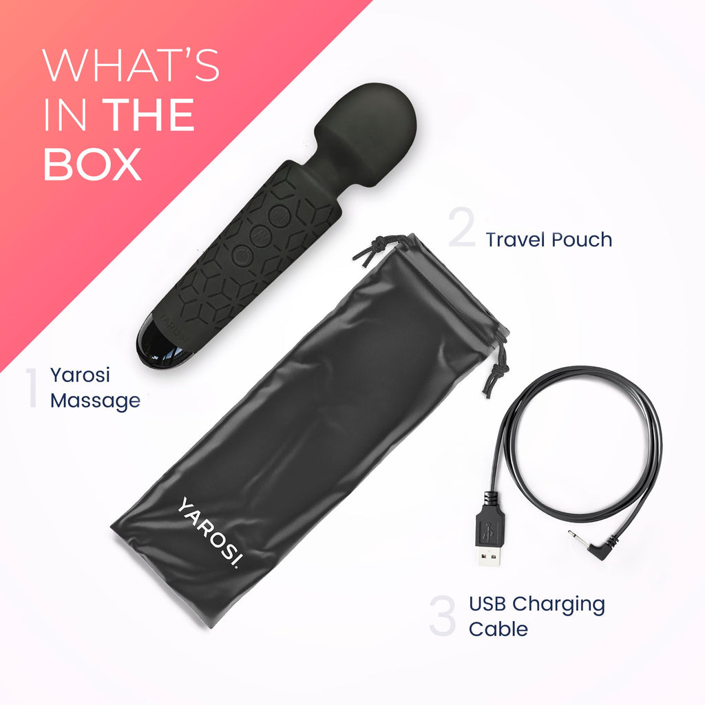 Yarosi Micro Massage Wand - Compact Cordless Massager

