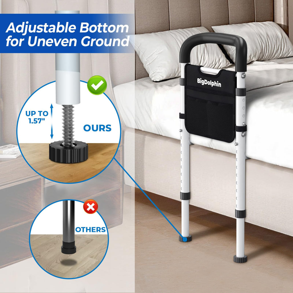 BigDolphin Bed Rail for Elderly Safety – ASTM-Certified

