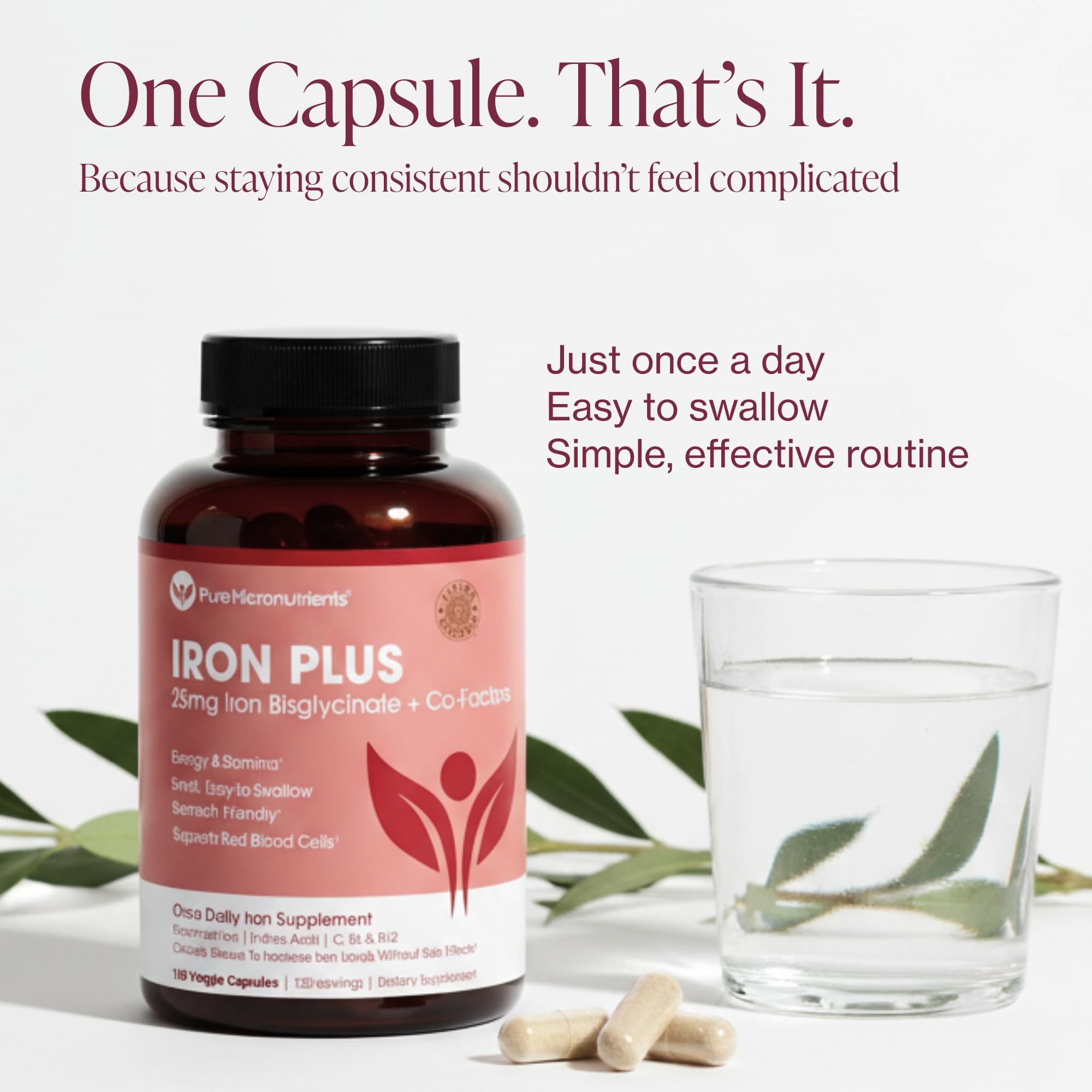 Iron Supplement for Women | Chelated Iron Bisglycinate

