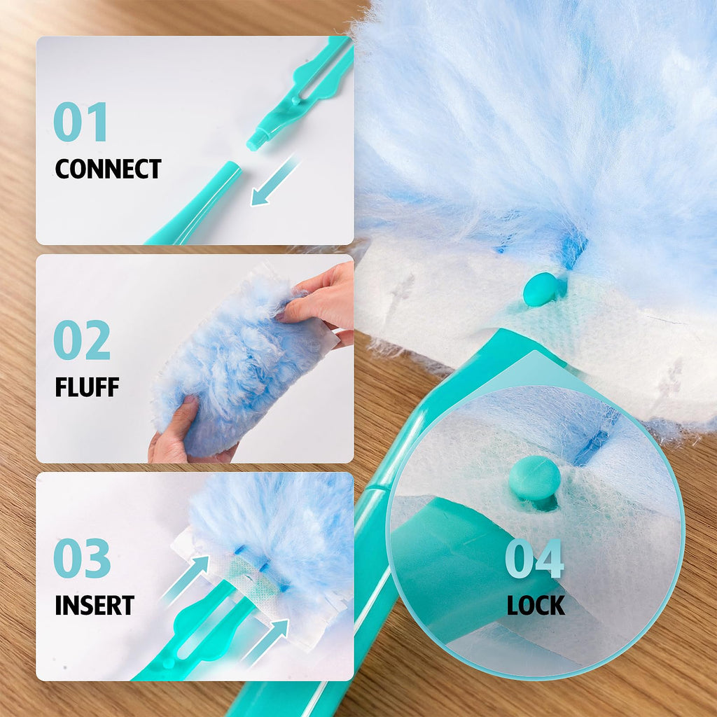 Swiffer Duster Refills – Heavy-Duty Microfiber

