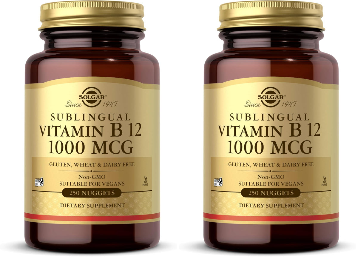 Solgar Vitamin B12 Sublingual 1000 mcg - Energy Support