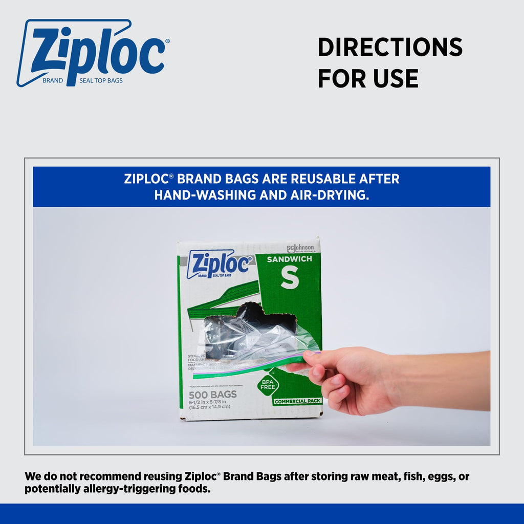 SC Johnson Ziploc Sandwich Bags - Easy Open Tabs

