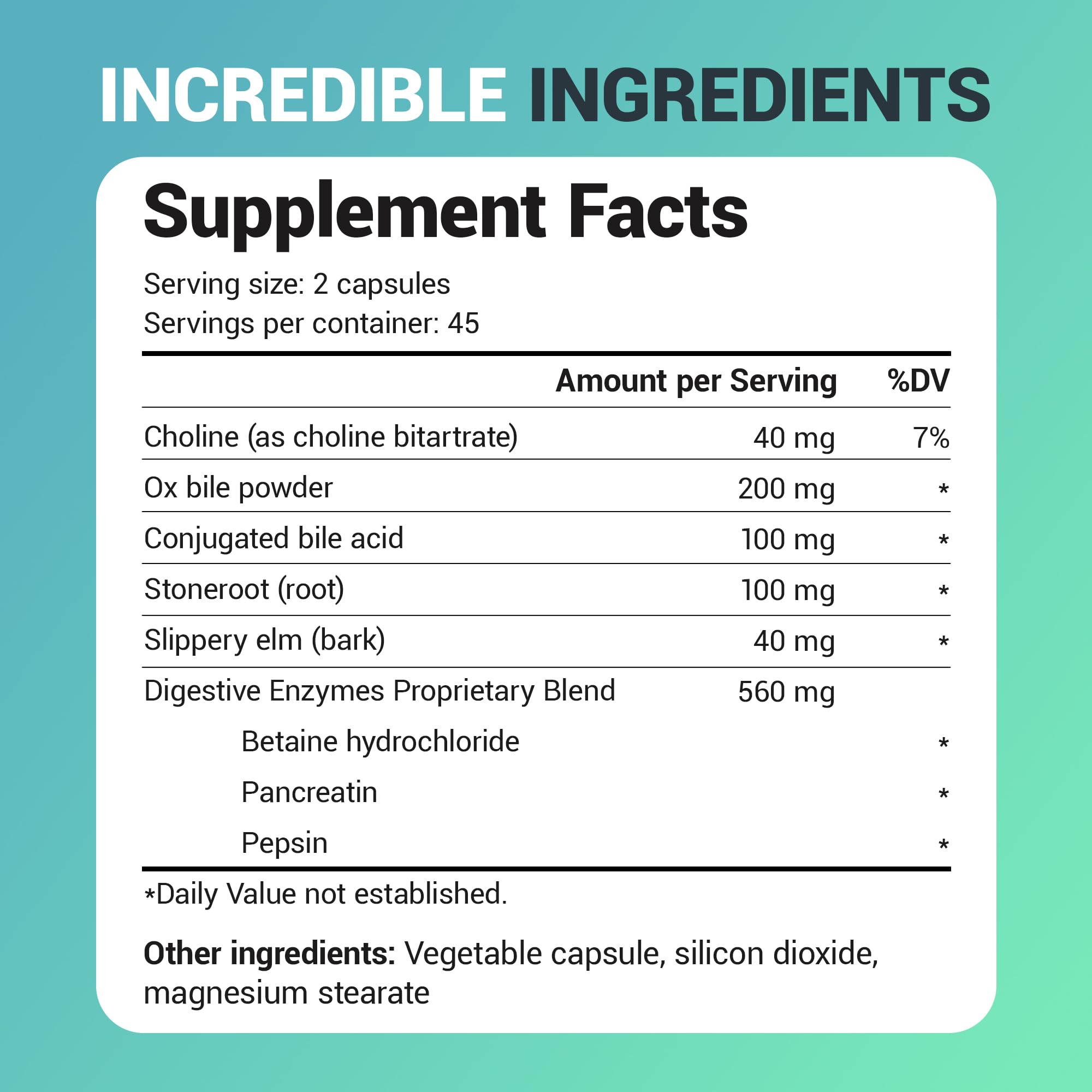 Dr. Berg Gallbladder Formula Digestive Enzymes | GMP

