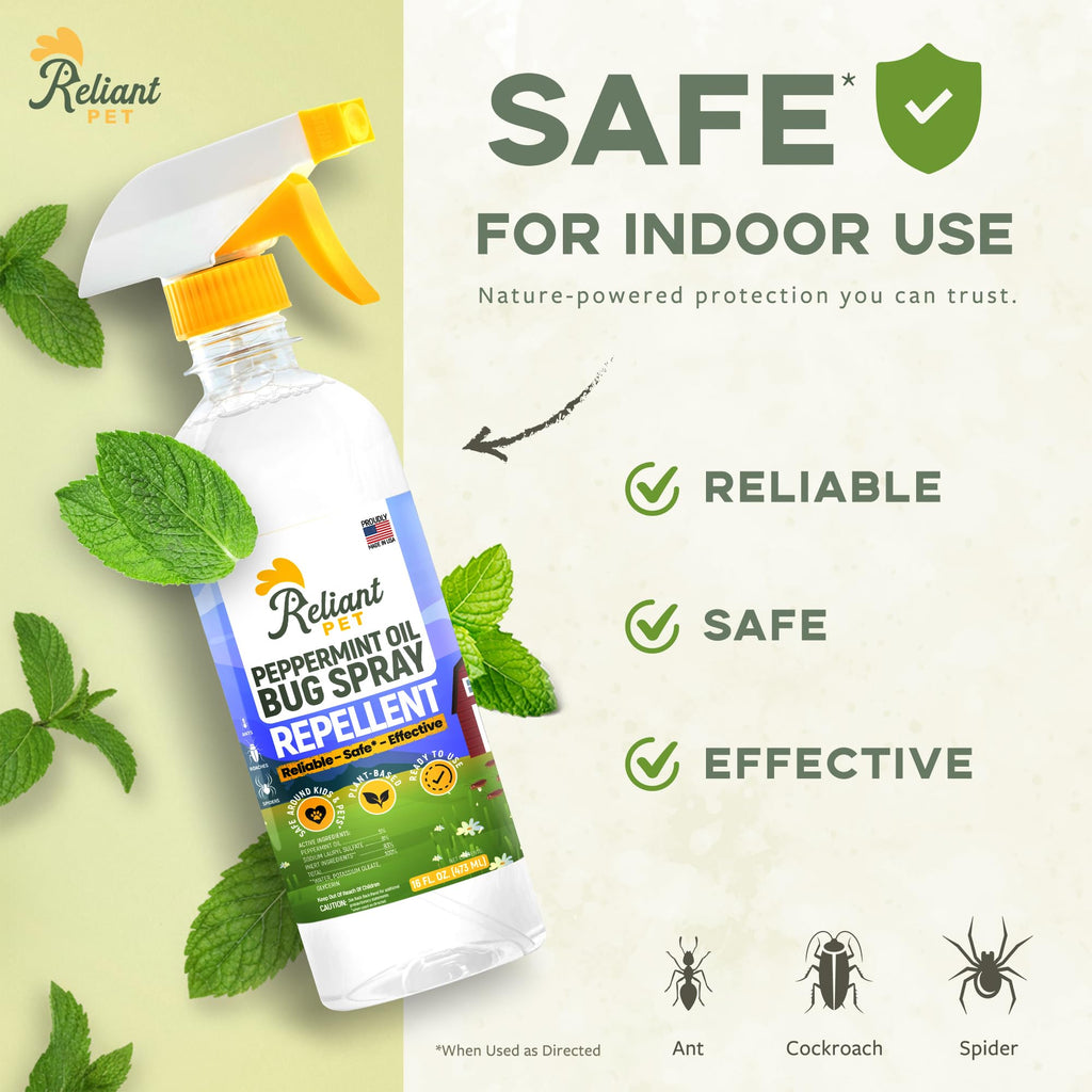 Reliant Pet Indoor Bug Spray - Plant-Based Pest Control

