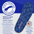PowerStep Pinnacle Maxx Orthotic Insoles - Maximum Stability


