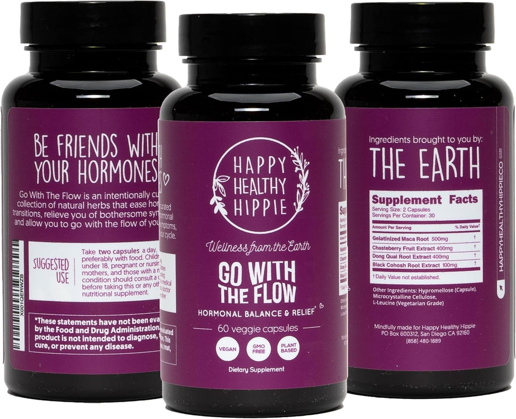 Happy Healthy Hippie Hormone Balance Herbal Supplement

