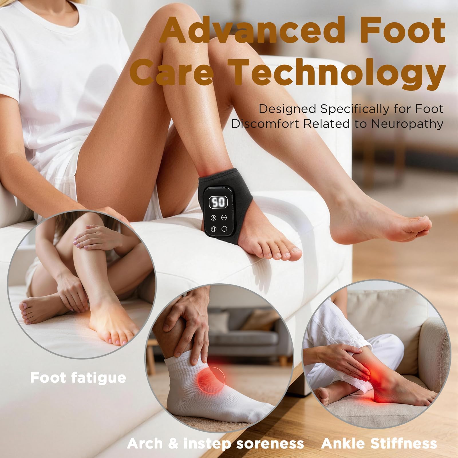 Foot Renew 4-in-1 Cordless Foot & Ankle Massager

