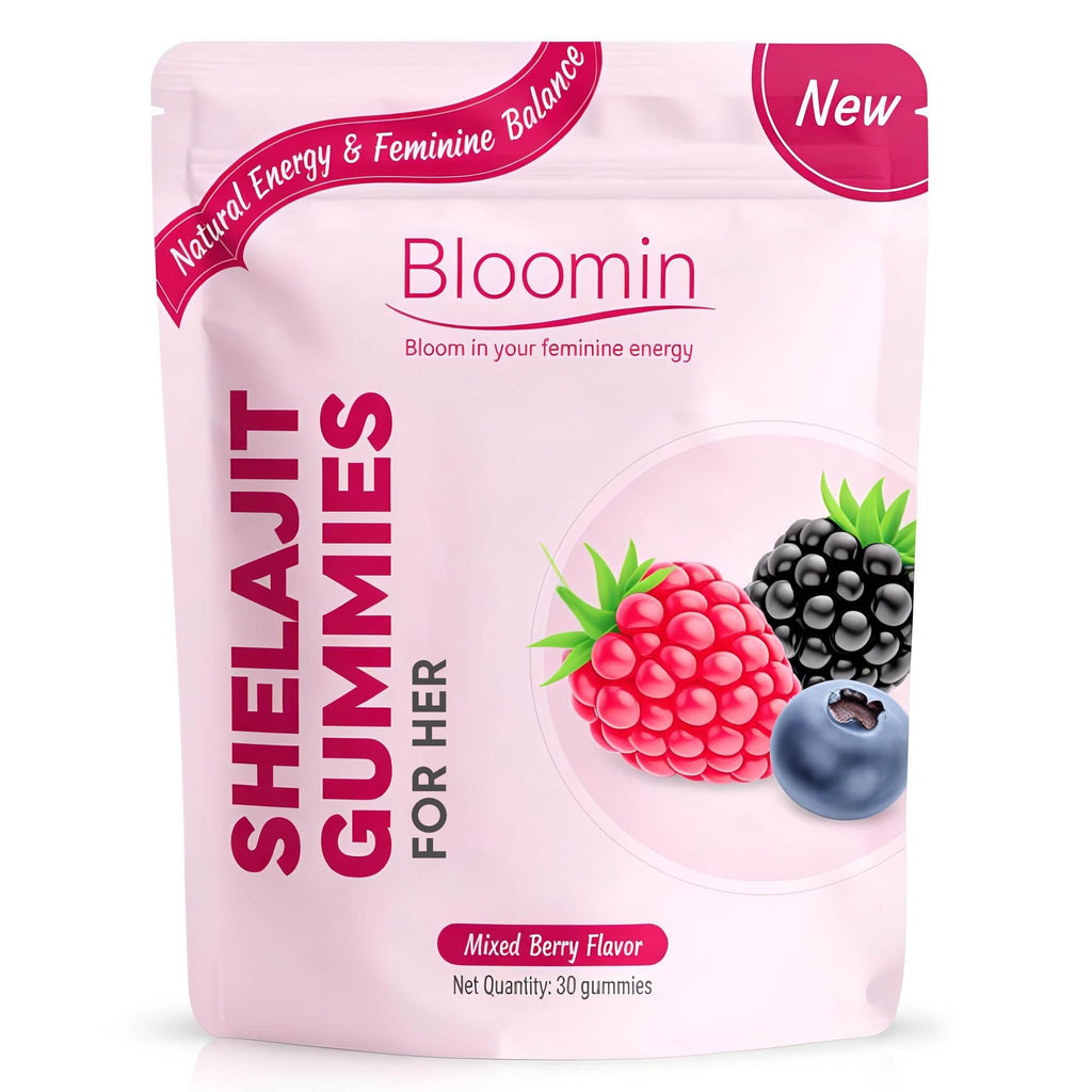 Bloomin Shilajit Gummies for Women – Feminine Wellness

