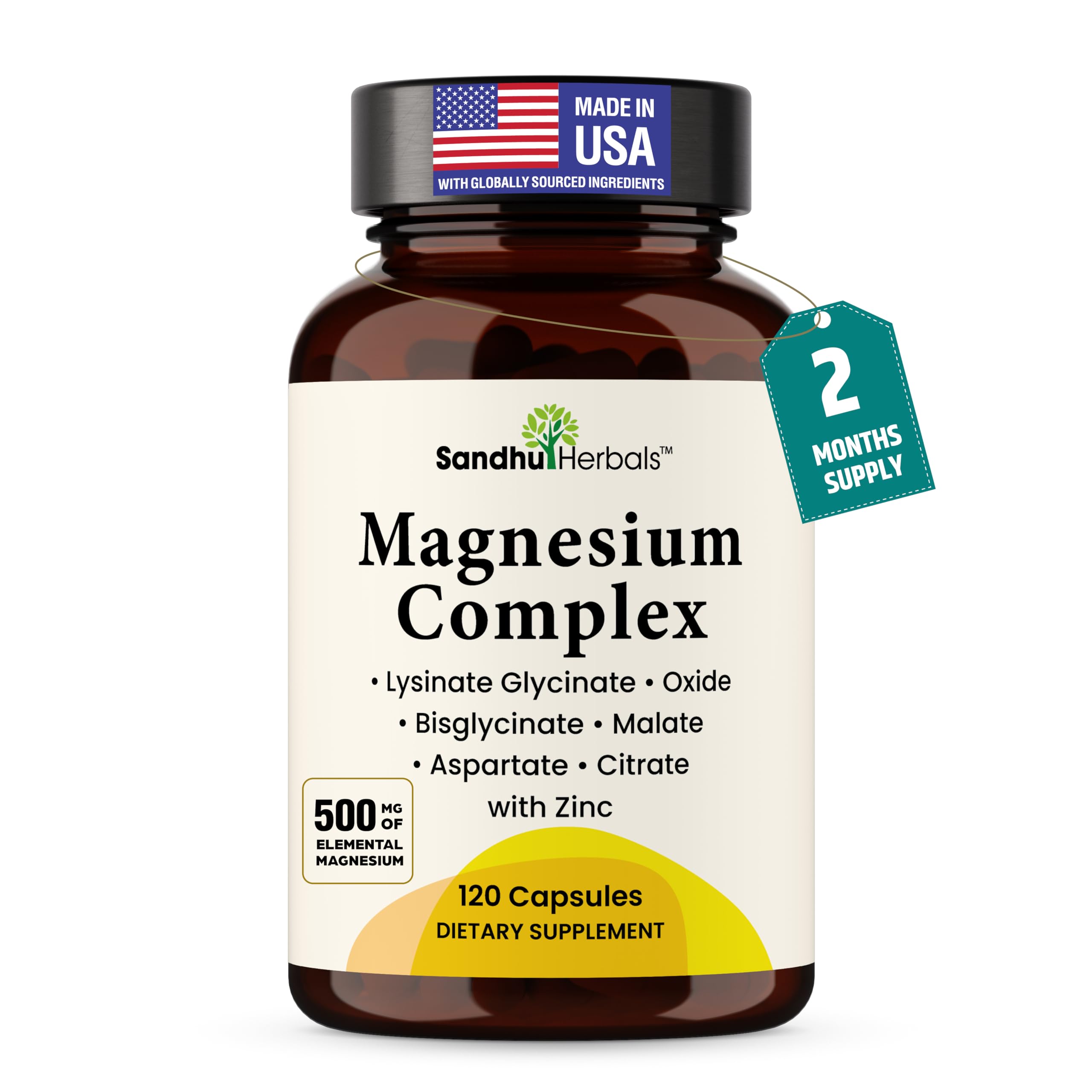 Magnesium Complex Supplement for Sleep & Muscle

