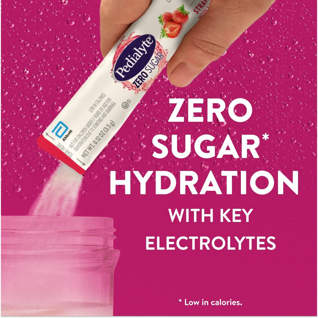 Pedialyte Electrolyte Drink Mix Zero Sugar | Hydration

