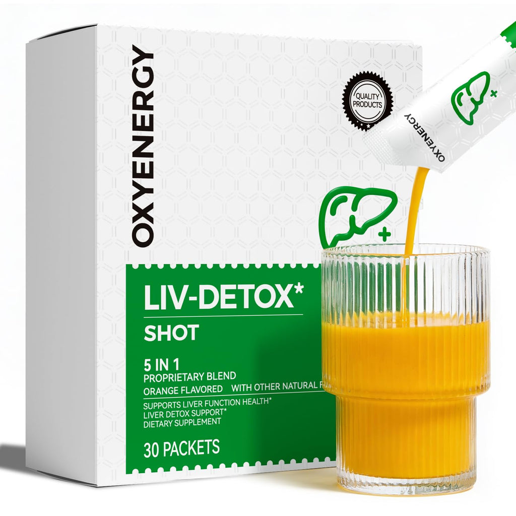 OxyEnergy Liver Cleanse Detox - Milk Thistle Formula

