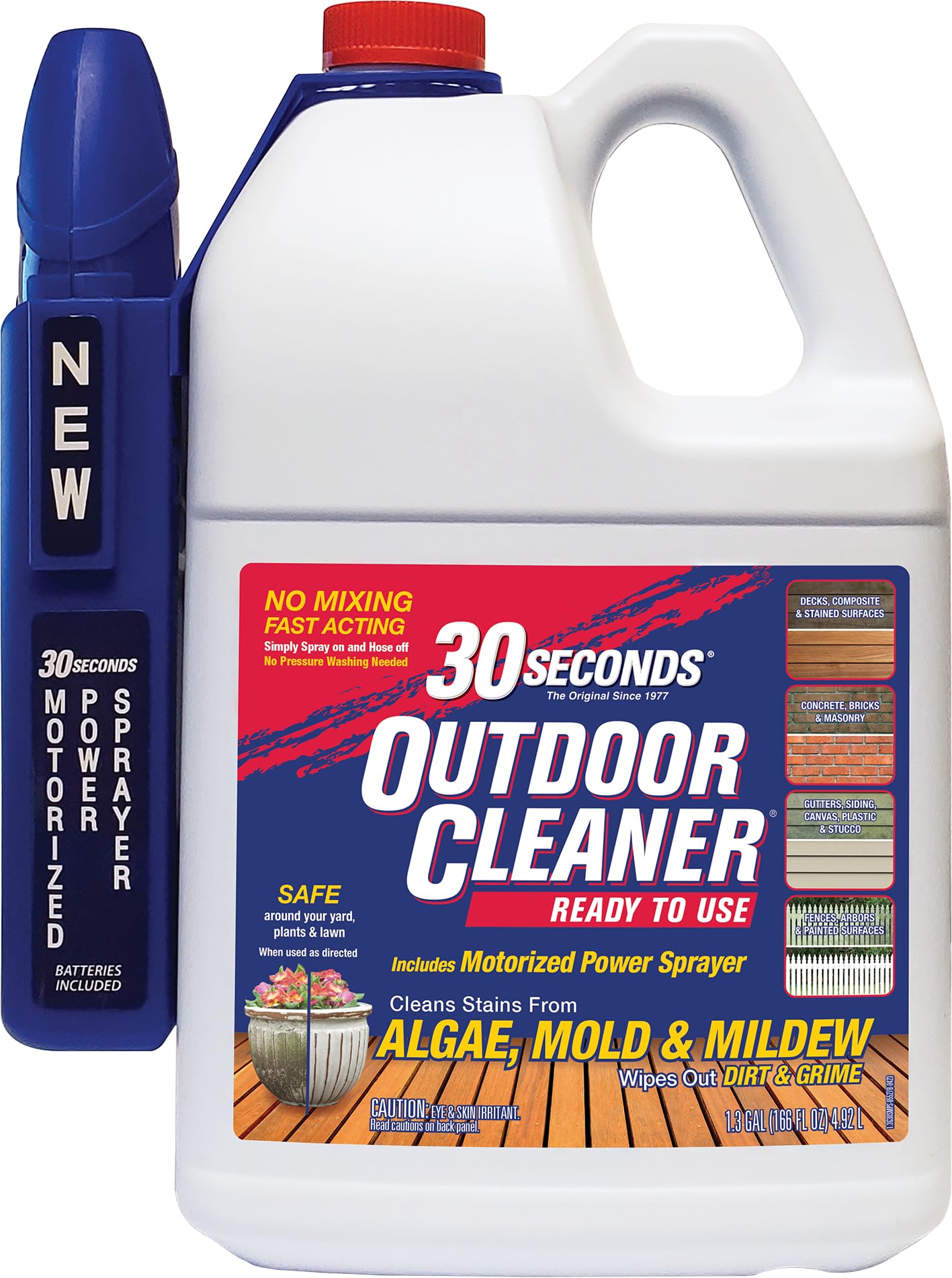 30 SECONDS Outdoor Mold & Mildew Stain Remover Spray