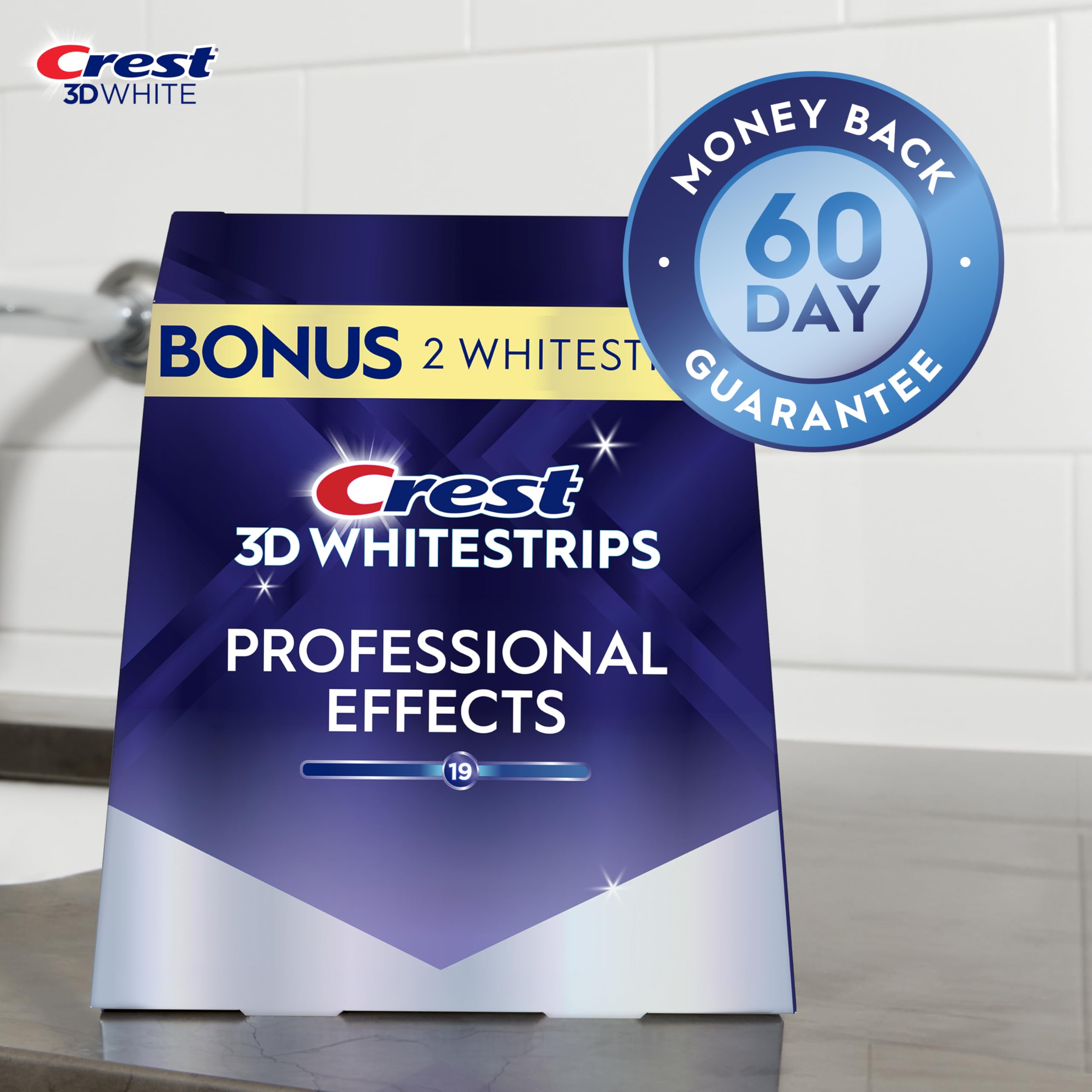 Crest 3D Whitestrips Professional Effects Teeth Whitening Kit 44 Strips

