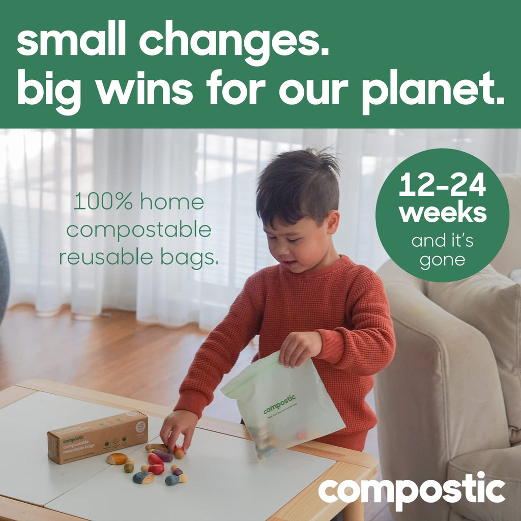 Compostic Compostable Storage Bags | Home Compostable

