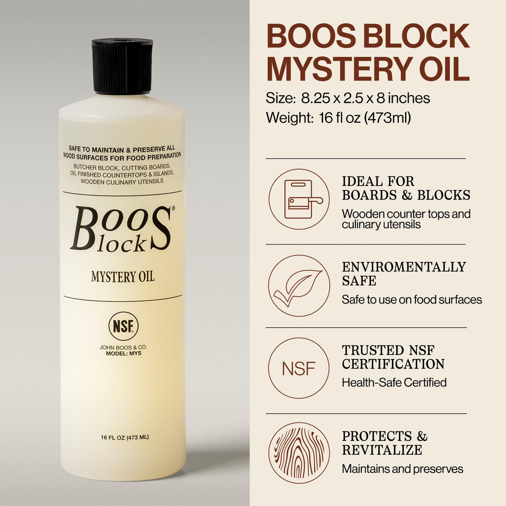 John Boos All-Natural Wood Care Set

