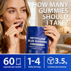 Methylene Blue Gummies for Cognitive Support - Vegan

