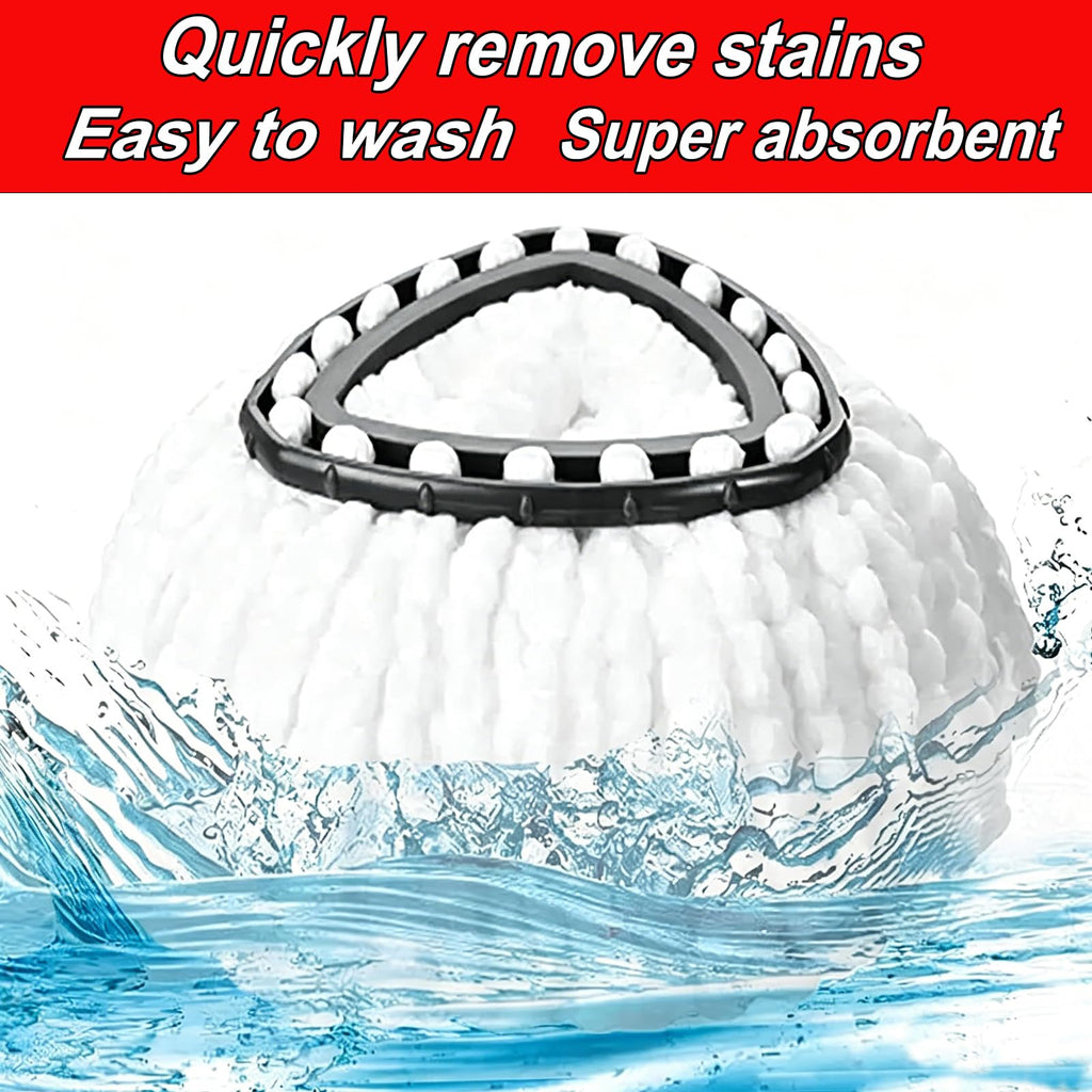Spin Mop Replacement Head Microfiber Refills

