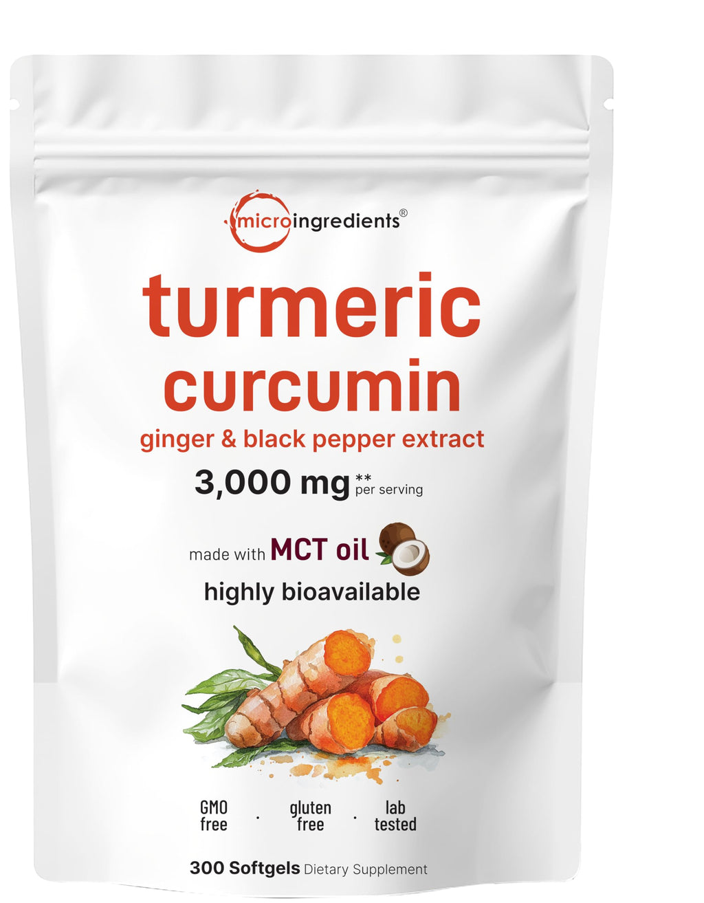 Micro Ingredients Turmeric Curcumin with Black Pepper

